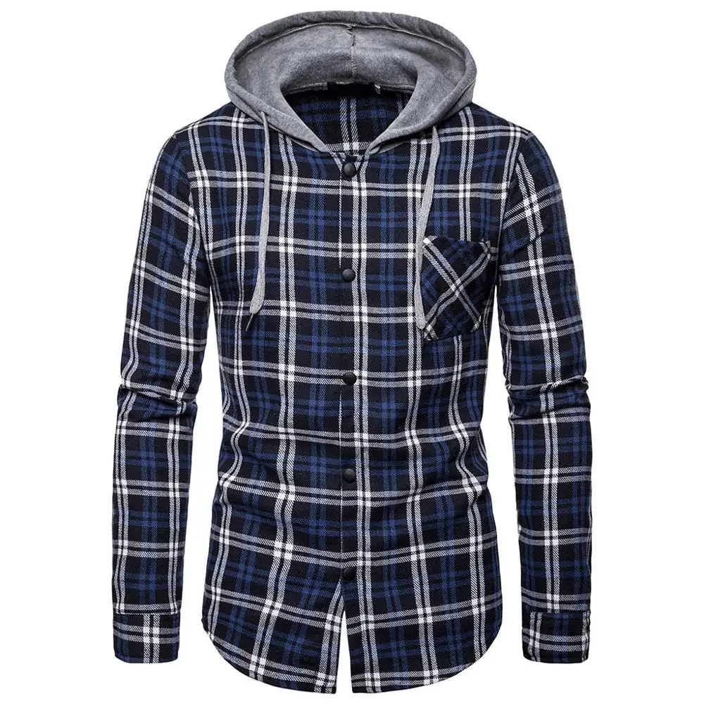 2019 горячая Распродажа качественные клетчатые рубашки толстовки Верхняя одежда с