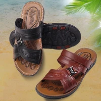 mens sandals summer leisure outdoor beach shoes non slip wear slippers waterproof flip flops soft slides men casual sandalia
