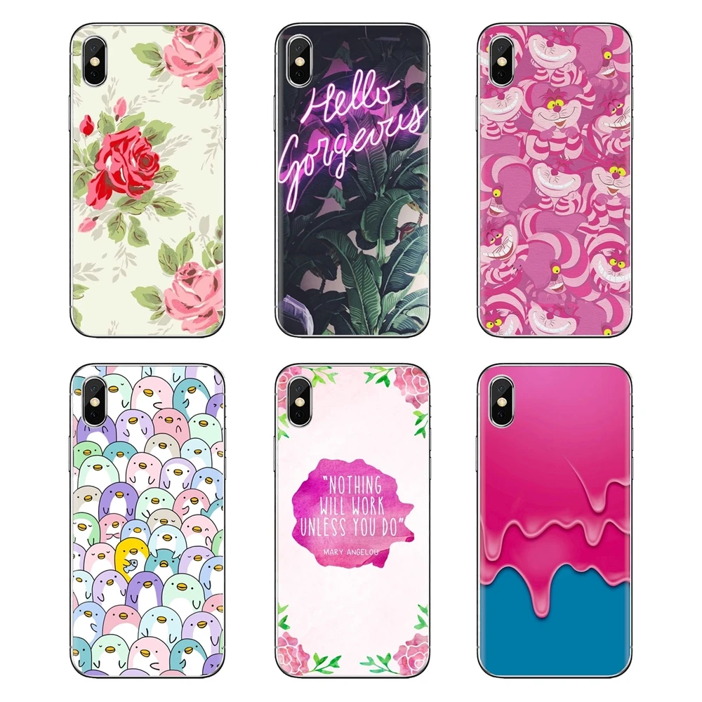 we heart it backgrounds pink For LG Spirit Motorola Moto X4 E4 E5 G5 G5S G6 Z Z2 Z3 G2 G3 C Play Plus Mini Silicone Cases Covers |