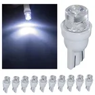 Светодиодсветодиодный дневные ходовые огни T10, 10 шт., супер яркие, низкое потребление, автомобильные огни 194, 168 SMD W5W, клиновидная боковая лампа, лампа #294295