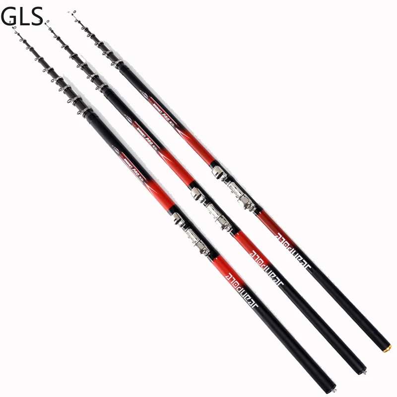 Телескопическая удочка из углеродного волокна 2 4/3 0/3 6/4 5/5 4/6 3 м|fishing pole|rod 2.4mtelescopic
