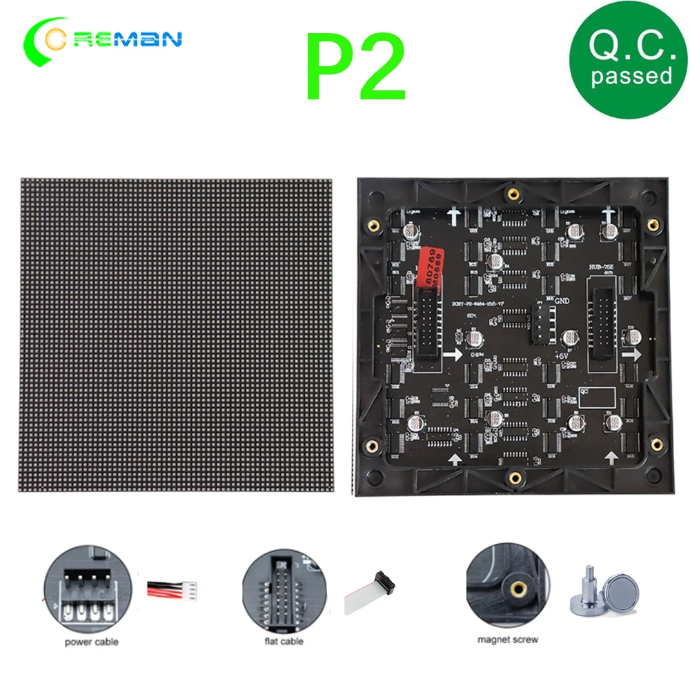 Светодиодная матрица P2 128X128 светодиодный модуль цифрового экрана 64x64 точки HD RGB