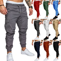 mens side pockets cargo harem pants black hip hop casual male joggers trousers fashion streetwear pantalon m 5xl