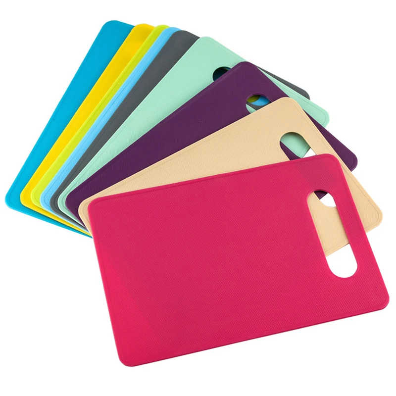 

Fruit Plastic Chopping Blocks Cutting Board Hanging Hole Chopping Board Cutting Fruit Vegetables Kitchen Essential Gadget