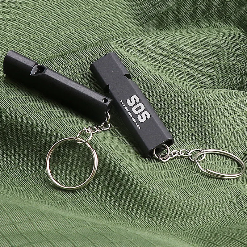 

Outdoor Camping Survival Whistle Multifunctional Portable Tools With Keychain SOS Earthquake Lifesaving Emergency Whistle 120dB