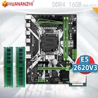 HUANANZHI X99 материнская плата с XEON E5 2620 V3 2*8G DDR4 2666 комбинированный комплект памяти NVME USB3.0 ATX сервер