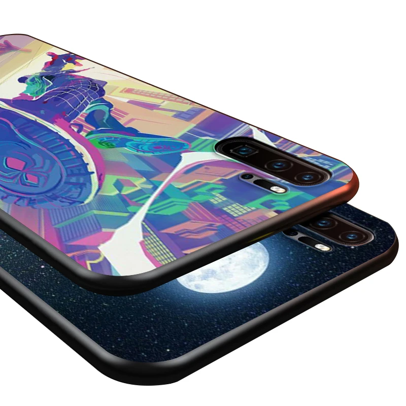 

Marvel Spiderman Cartoon For Huawei P8 P9 P10 P20 P30 P40 P50 Lite E RU Pro 2017 2019 mini TPU Black Phone Case