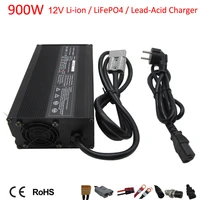 900w 12v 30a lithium lead acid lifepo4 ebike fast charger 12 6v 14 6v 14 7v energy storage golf cart ups system smart charger