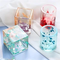 pen holder crystal silicone molds epoxy resin casting mold diy mixed style crystal epoxy resin mold for diy jewelry making