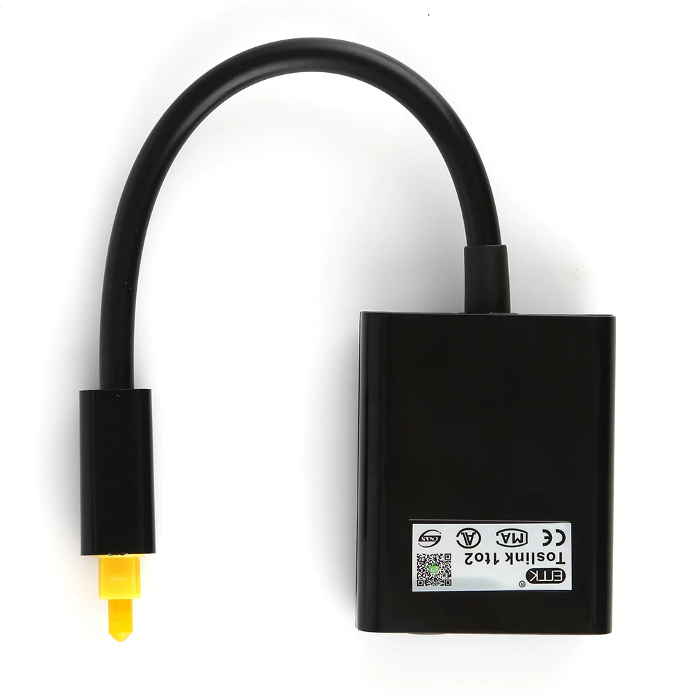 USB аудио кабель цифровой Toslink оптоволоконный 1 на 2 разъема разветвитель адаптер
