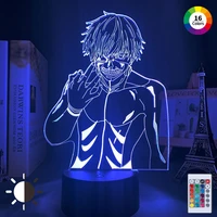 acrylic 3d anime lamp anime %c2%a0tokyoghoul nightlights lamp figurine lighting for bedroom cartoon comics light home decor lamp gife