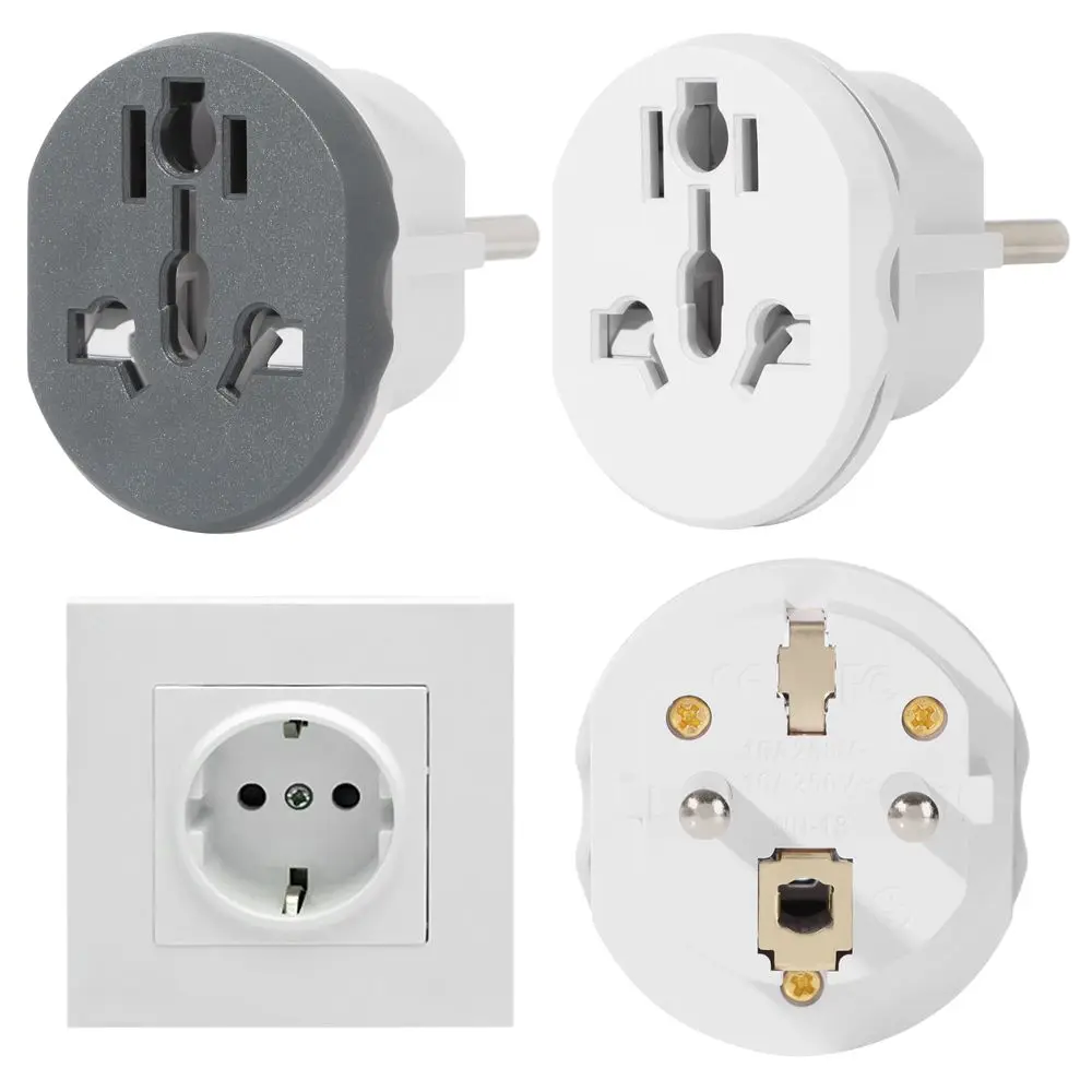 

Europe South Korea German Standard For Travel Plug Adapter Socket Converter Converter