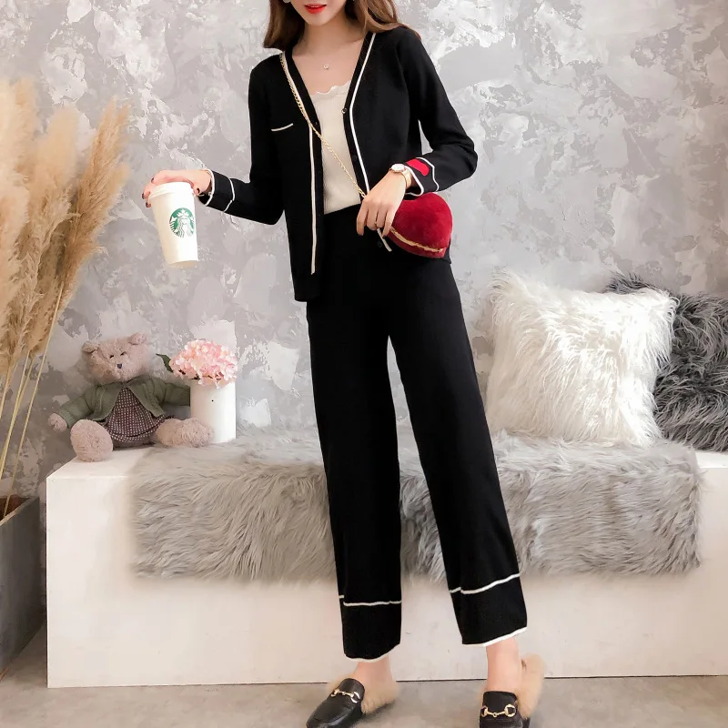 2021 новый весенний костюм модный красный свитер с длинными рукавами пальто