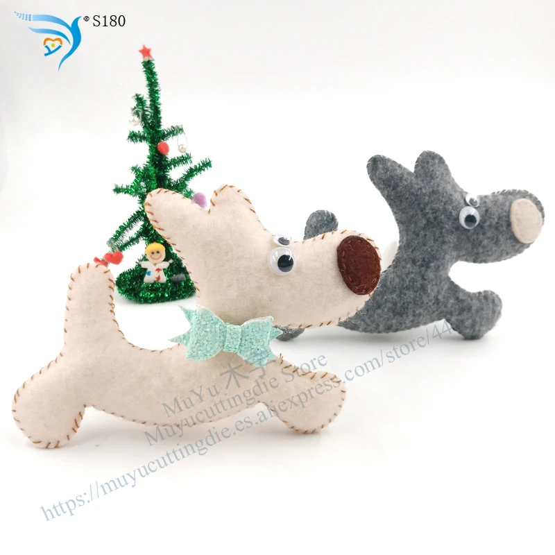 Прекрасный dog S180 сделай сам новинка деревянная форма Трафаретный вырубной штамп