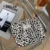 Женская сумочка для косметики FUDEAM, Вельветовая вместительная сумка-клатч для Хранения Туалетных принадлежностей, с застежкой-молнией и леопардовым принтом - изображение