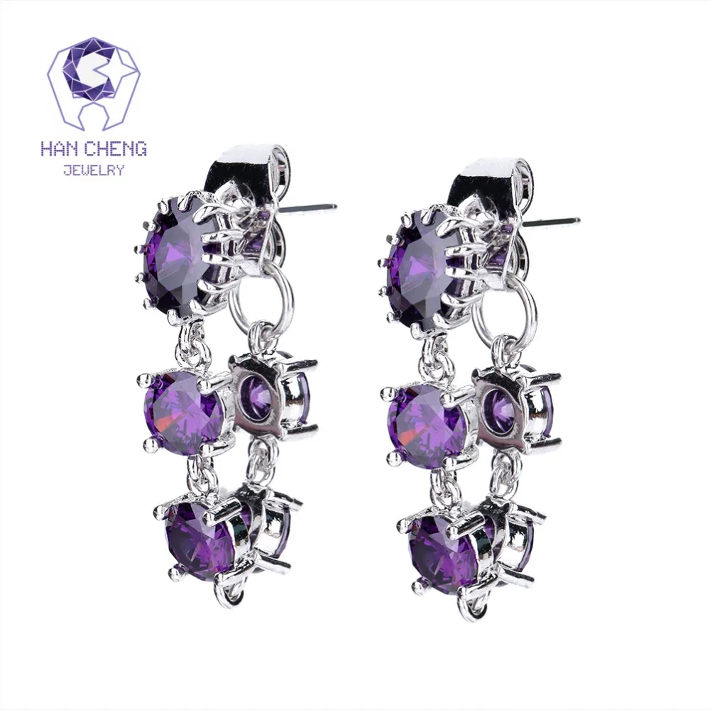 HanCheng Новые Модные Роскошные Очаровательные висячие серьги-подвески с