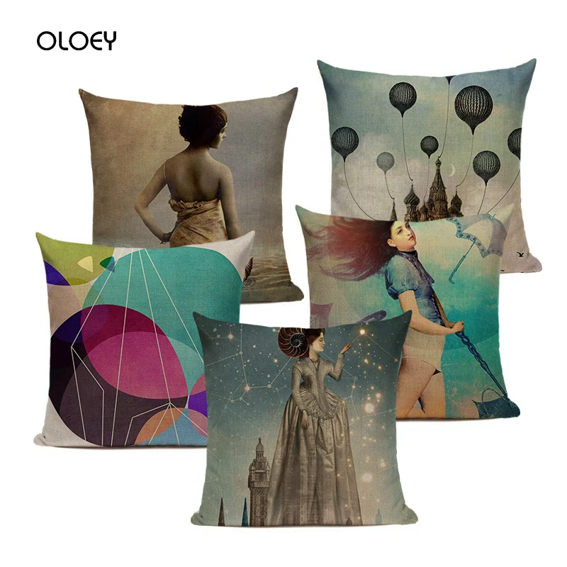 Винтажная Декоративная Наволочка на подушку морской Стиль высокое качество