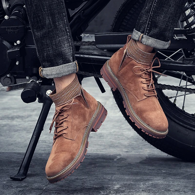 Мужские ботинки походная обувь 2019 новый дизайн резиновая подошва Нескользящие