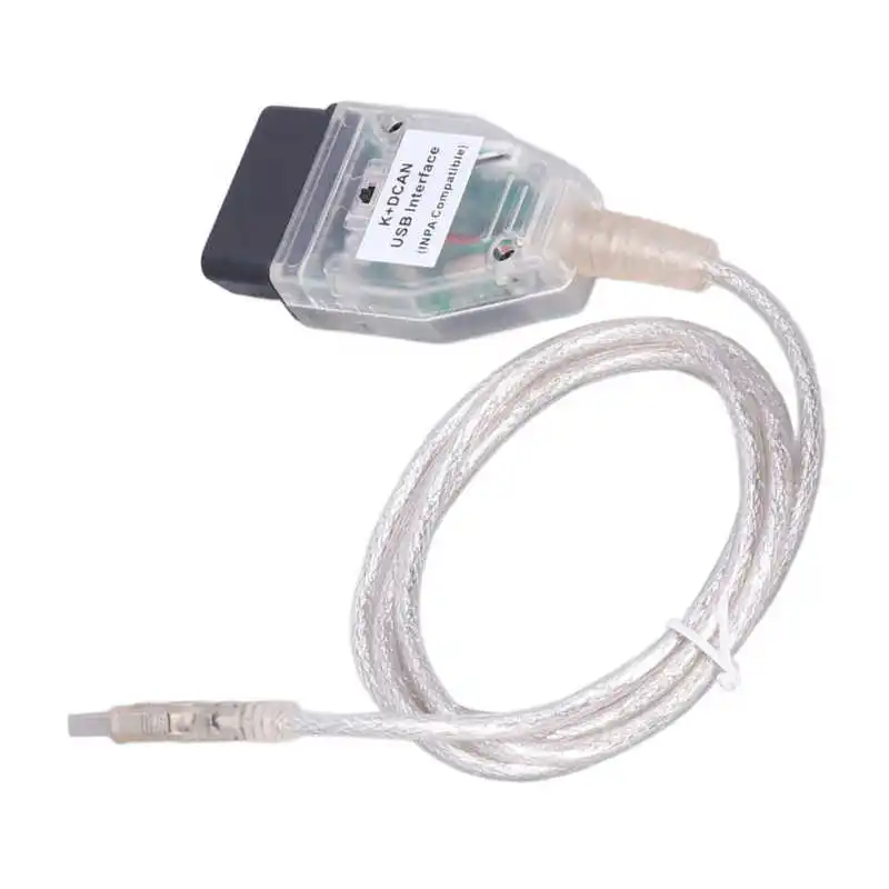 Car Diagnostic Tool Cable K+DCAN OBD2 USB Interface with Switch Replacement for Series 1 E81 E82 E83 E87 E88 2004‑2011 |