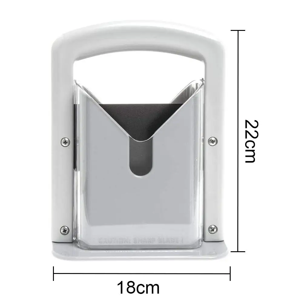 

Anti-rust Manual Bagel Bread Slicer Stainless Steel Toast Cutter Slicing Guide Kitchen Baking Tool Gadget