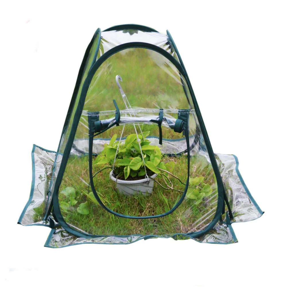 

PVC Mini Greenhouse Portable Garden Green House for Outdoor Garden Collapsible Greenhouse Warmer Mini Flower Garden Cover