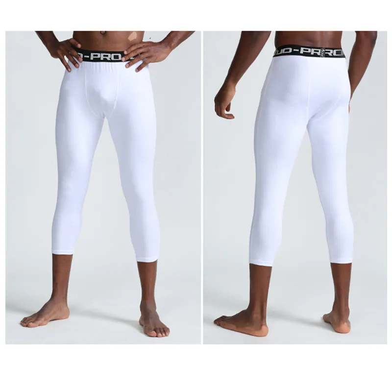 Спортивные обтягивающие штаны оборудование баскетбольные одежда шорты для