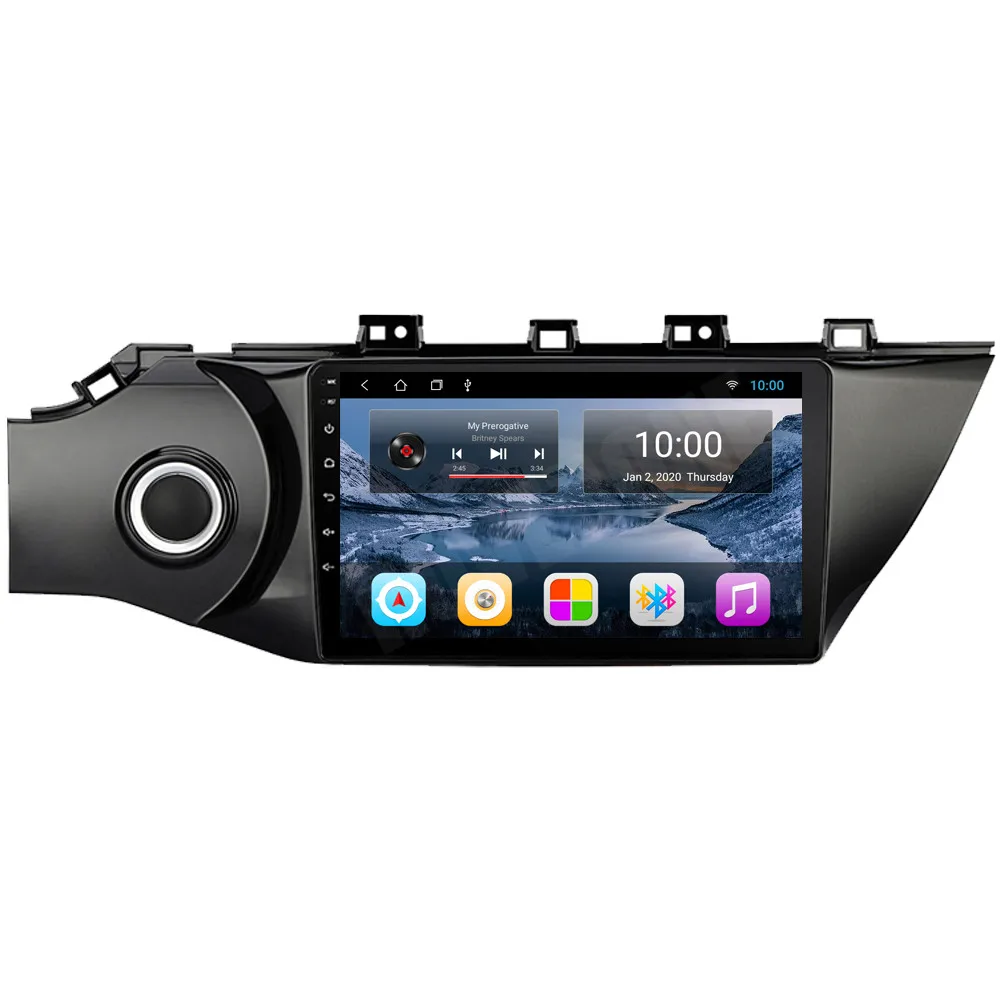 Car Multimedia Player For Kia Rio K2 2017 2018 Quad Core Android 10 Touch Screen Autoradio Bluetooth Radio Stereo Navigation | Автомобили