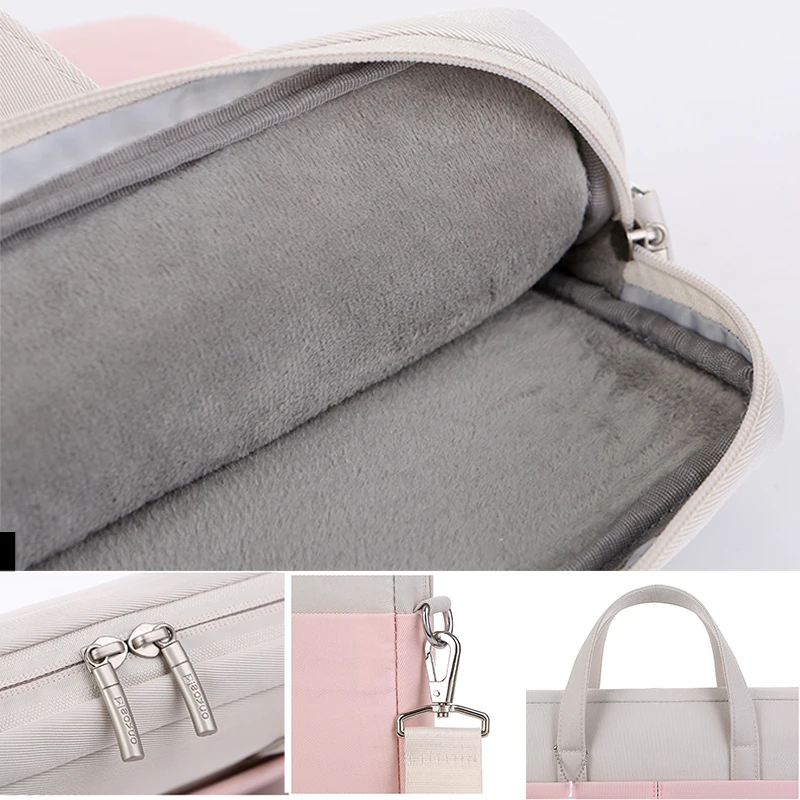 New Handbag Women Men Briefcase Waterproof Laptop Bag 12 13 15 15.6 Inch Notebook Shoulder Case For Macbook Air Pro Cover Sleeve