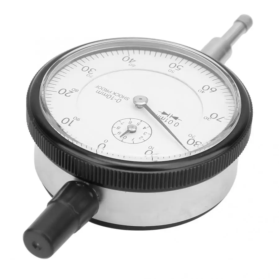 Индикатор испытания циферблата 0 01 мм Точность 10 Диапазон ударопрочный