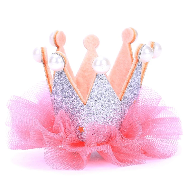 Заколка корона для домашних питомцев зажим ухода за домашними питомцами