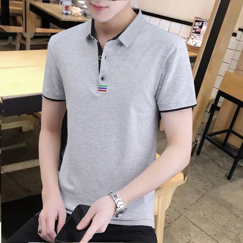 

Cotton summer short sleeve new men's undershirt men's short sleeve T-shirt fashion clothes men's T-shirt half sleeve men