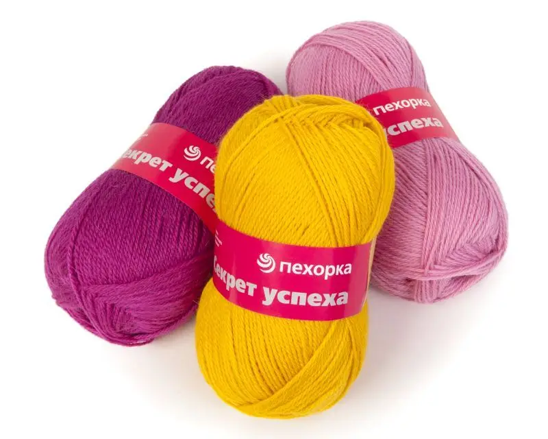 The secret of success (пехорка) 100gr 250 m 10 x100гр yarn knitting wool body пехорка | Дом и сад