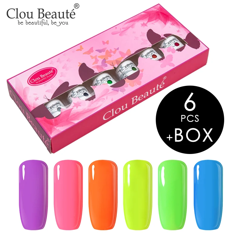 Clou Beaute 85 цветов Гель лак подарочный набор Полупостоянный светодиодный для ногтей