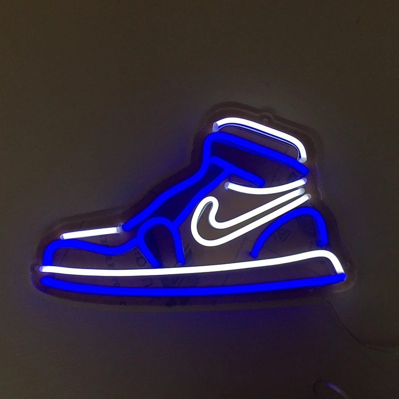 Led Neon Sign  Sign For Wall Like  Led Neon Sign Basketball Shoes Poster Street Neon