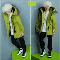 crow dh toys 16 scale male clothes model fashion green coat fit 12 inches action figure