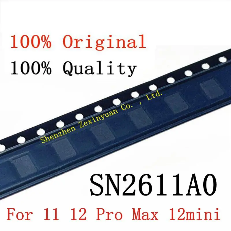 

SN2611A0 для iPhone 11 12 Pro Max 12mini U3300 Tigris T1 зарядное устройство IC USB зарядный чип SN2611 SN2611AO