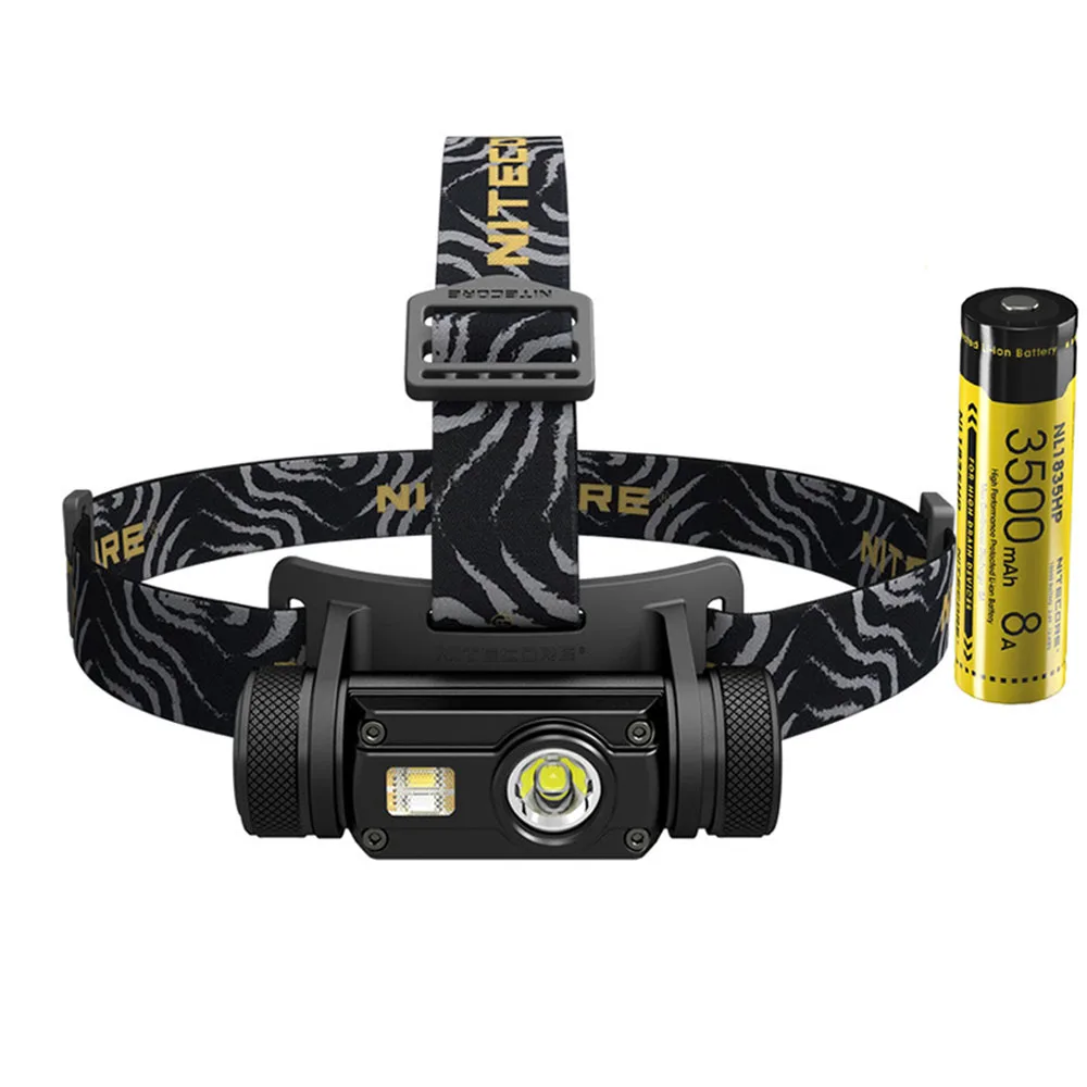 NITECORE HC65 USB Перезаряжаемый налобный фонарь XM L2 U2 светодиодный максимум 1000 люмен