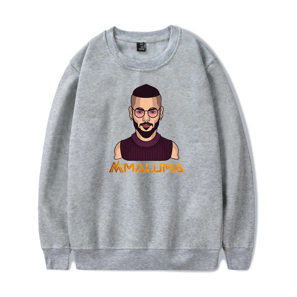 Горячая maluma монолитные толстовки для мужчин/женщин толстовки Harajuku maluma модные повседневные корейские поп осень зима