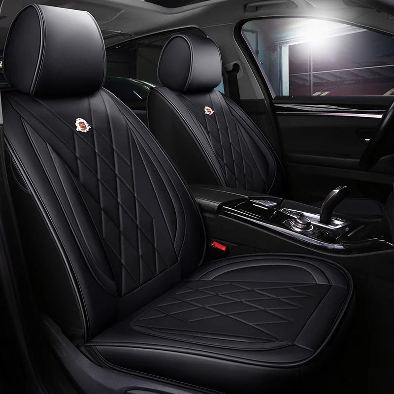 Universal PU Leather Car Seat Cover Covers for Automobile Cushion Accessories Porsche Jaguar Lancia | Автомобили и мотоциклы