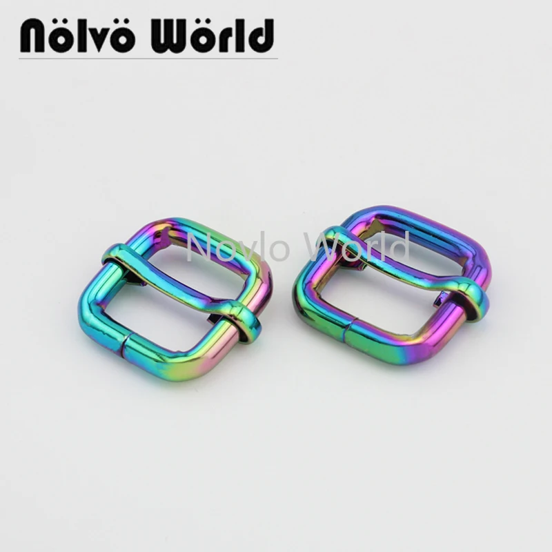 Мир Nolvo 5 20 100 шт 20*19 мм 3/4 &quotРадуга слайдер пряжки металлическая Поворотная Пряжка