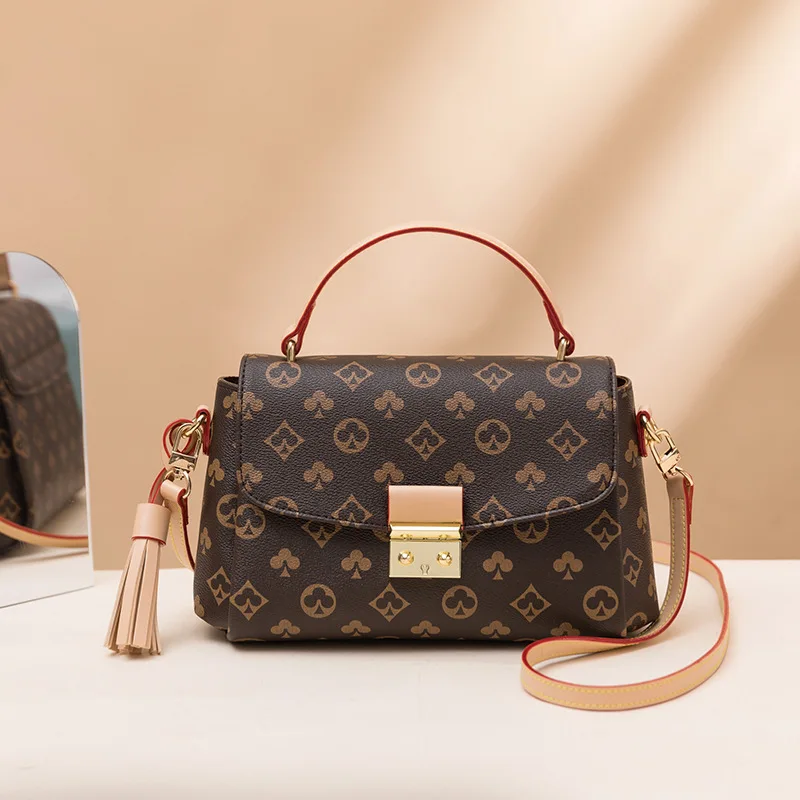 

Single shoulder bag new lock women's bag fashion temperament handbag girl's fashion diagonal bag
