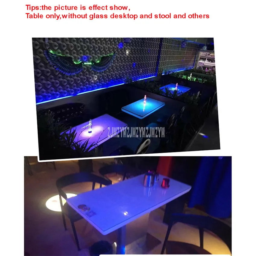 Лидер продаж светодиодный светящийся барный стол простой квадратный
