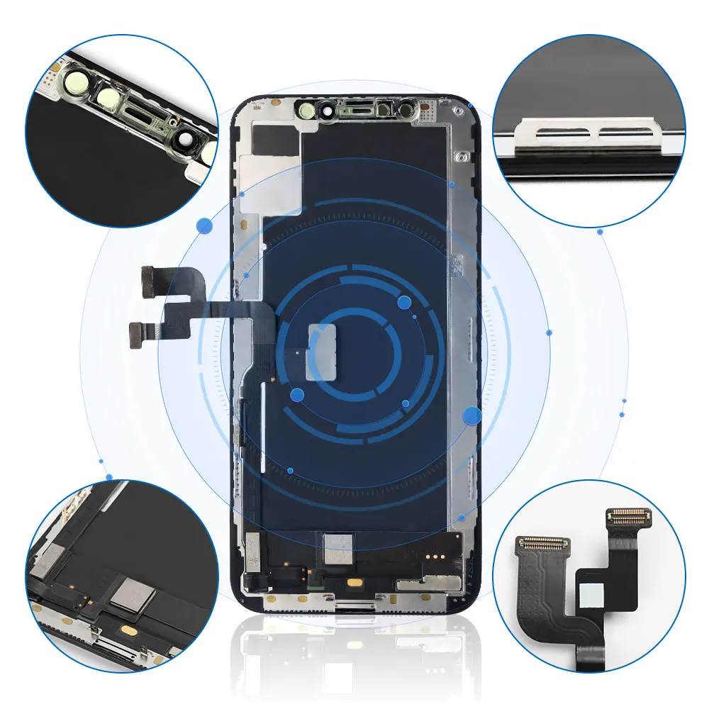 

Сенсорный ЖК-экран для iPhone X XR XS MAX 11 PRO MAX OLED с 3D сенсорным TFT-дисплеем дигитайзер в сборе Замена Доставка из Испании
