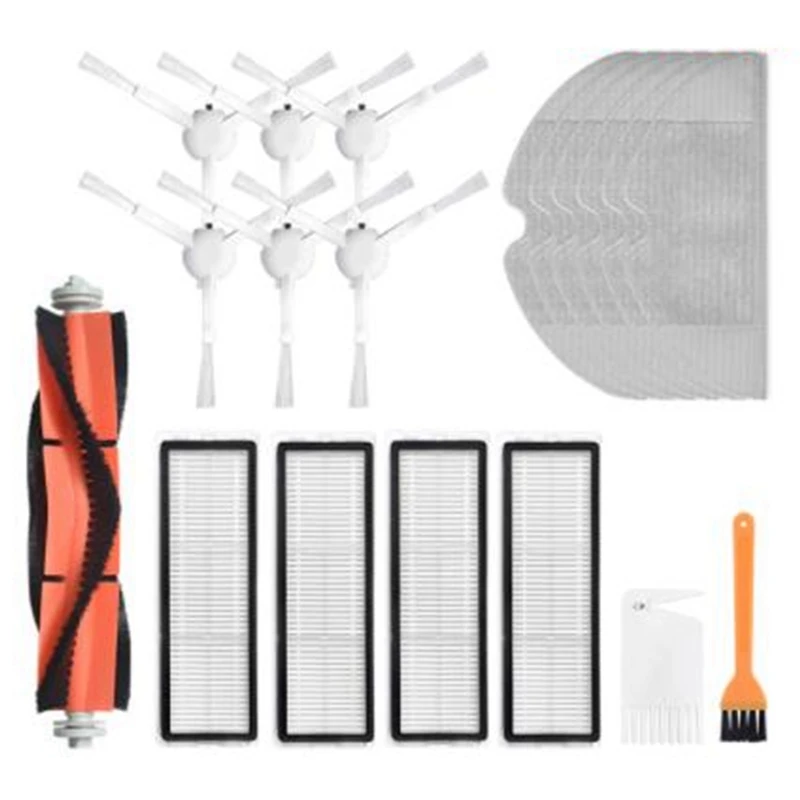 

Main Brush Side Brush Filter Mop for Replacement Parts of Xiaomi Mijia 1C Sweeping Robot