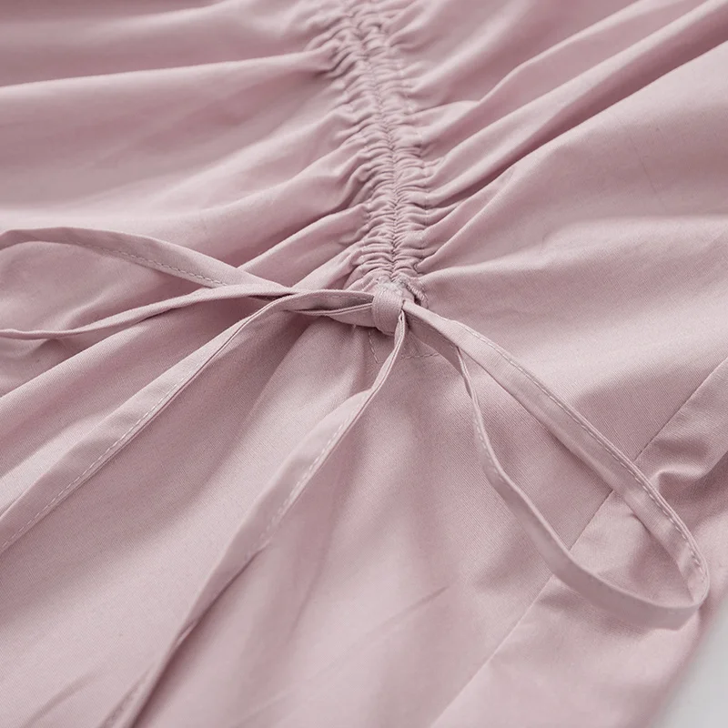 

SEMIR Women V neck dress 2020 summer new loose cotton dress breathable fashion sexy trend design woman dresses