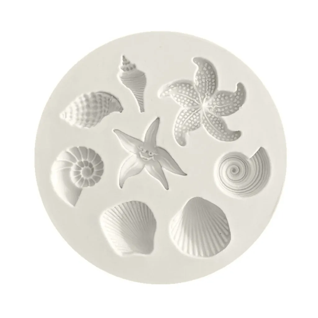 Diy морских обитателей раковины Кухня милый аксессуар для Форма силиконовая форма