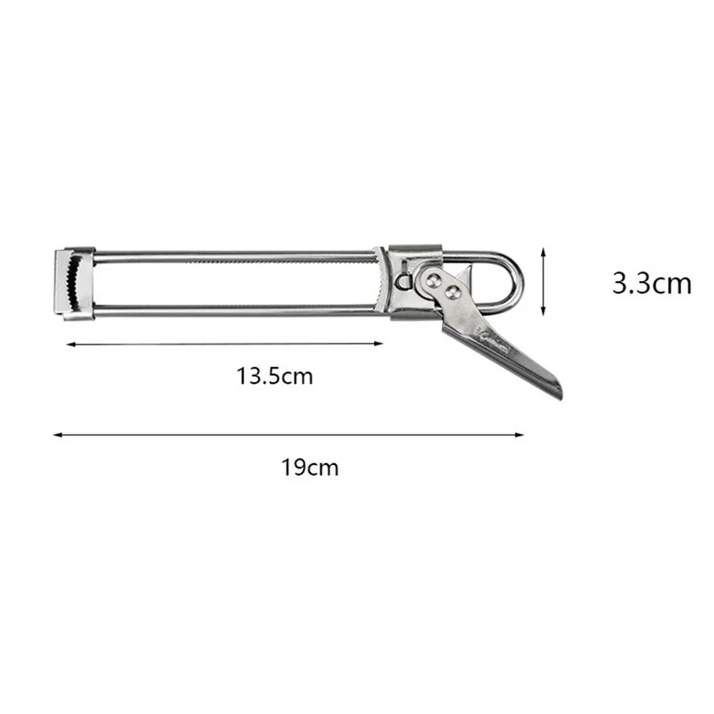 

Multifunctional Beer Bottle Opener Adjustable Can Opener Stainless Steel Manual Jar Lid Opener Gripper Kitchen Supplies