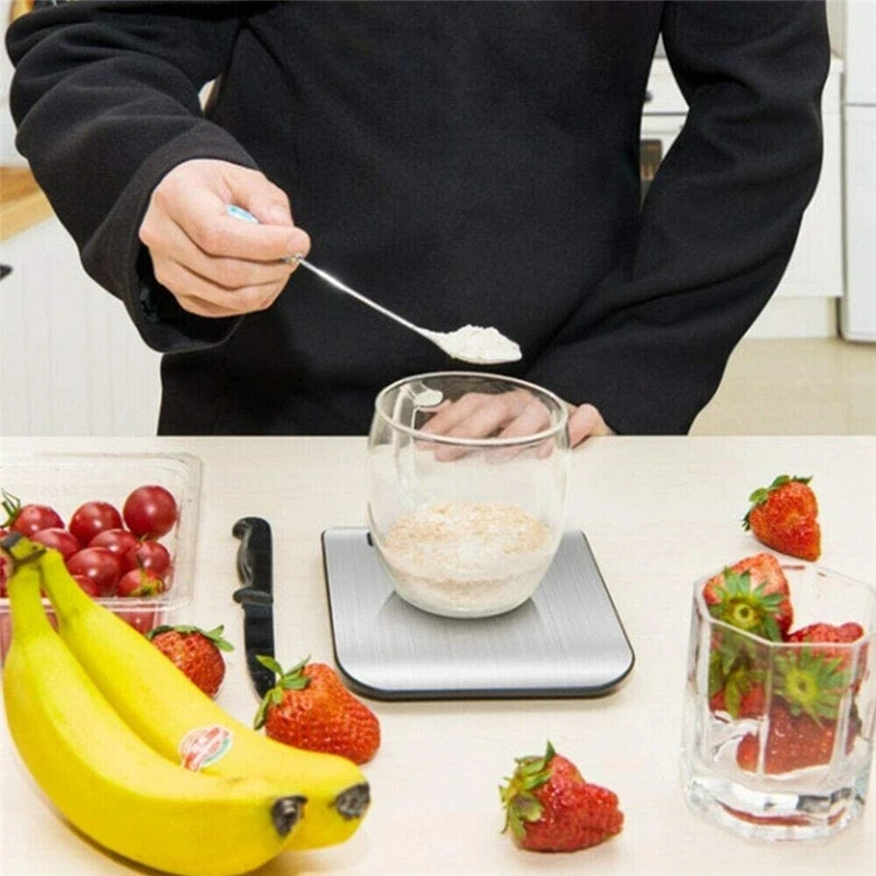 

Digital Food Scale Postal Balance Stainless Steel Kitchen Accessories Measuring Tools Precision Weight Smart 5kg/1g 10KG/5KG