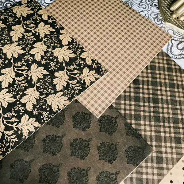 6 шт./компл. Ретро винтажная текстура веленевая писчая бумага стикер набор для