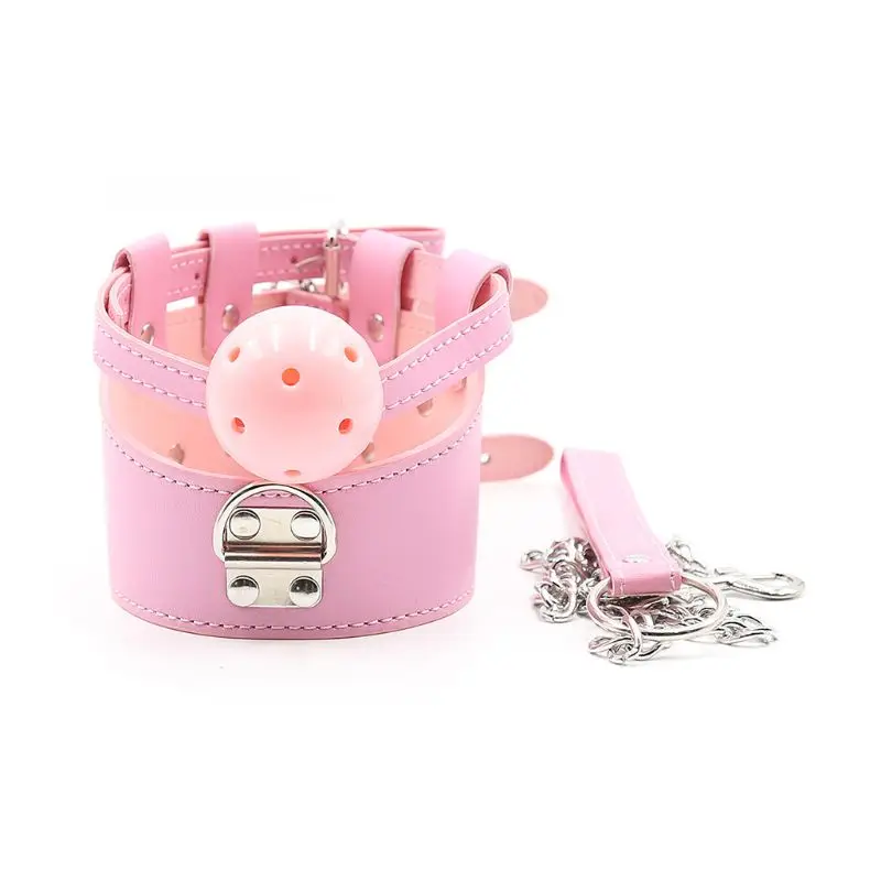 Новый Искусственная кожа рот Plug кляп с круглой горловиной застежка-молния Для